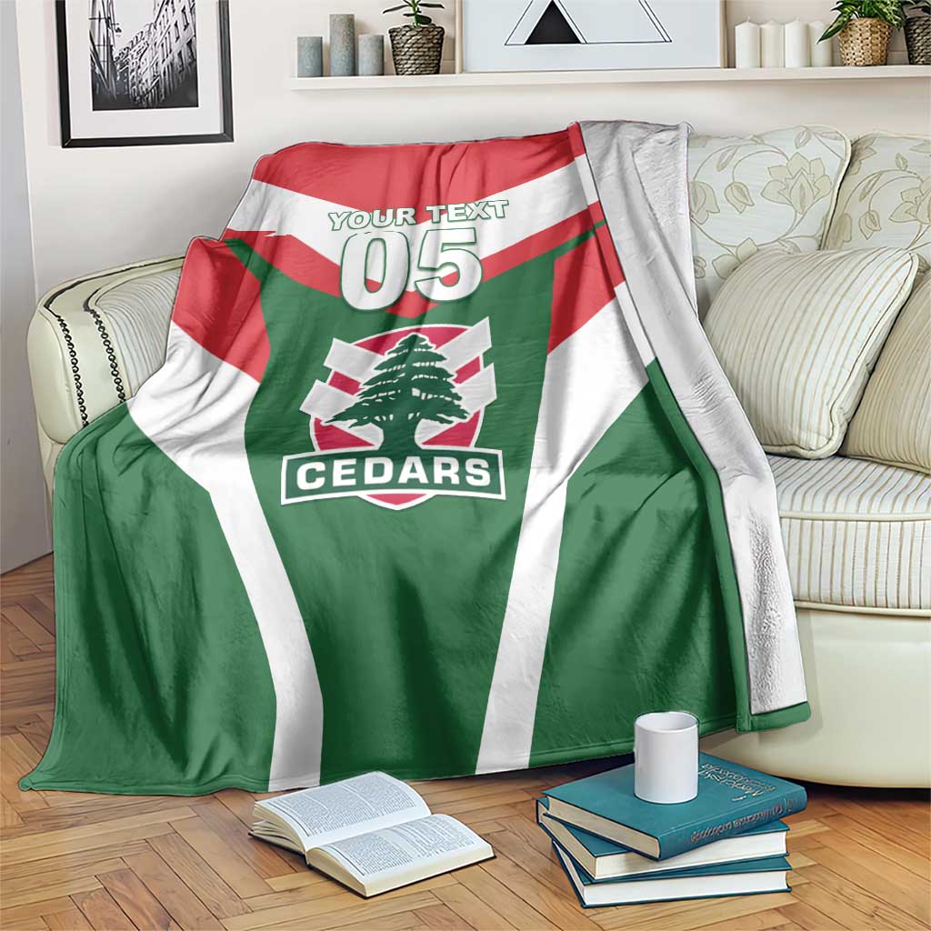 Custom Lebanon Rugby Blanket Go Champions - Wonder Print Shop
