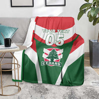Custom Lebanon Rugby Blanket Go Champions - Wonder Print Shop