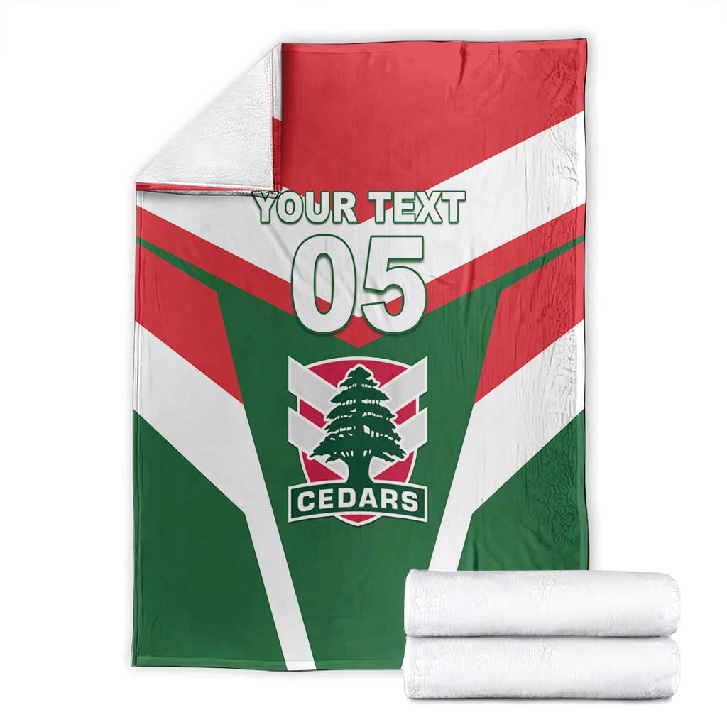 Custom Lebanon Rugby Blanket Go Champions - Wonder Print Shop