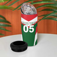 Custom Lebanon Rugby 4 in 1 Can Cooler Tumbler Go Champions - Wonder Print Shop
