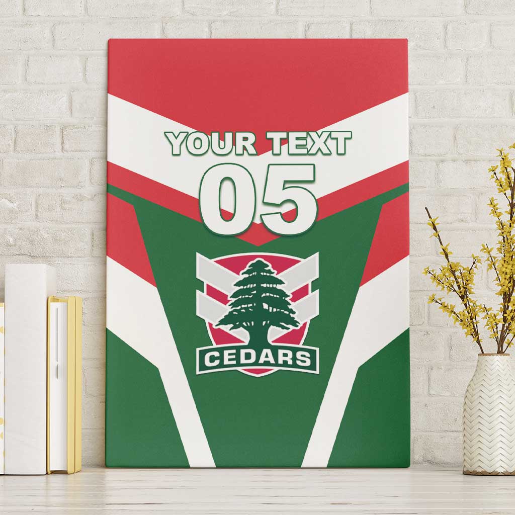 Custom Lebanon Rugby Canvas Wall Art Go Champions - Wonder Print Shop