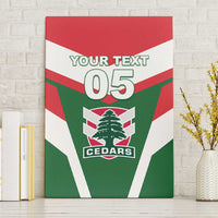 Custom Lebanon Rugby Canvas Wall Art Go Champions - Wonder Print Shop
