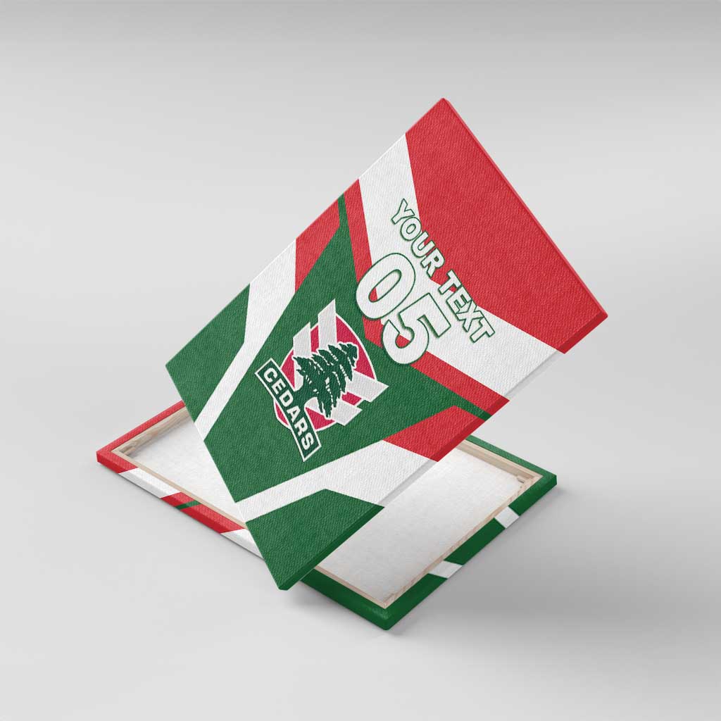 Custom Lebanon Rugby Canvas Wall Art Go Champions - Wonder Print Shop