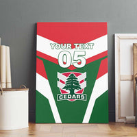 Custom Lebanon Rugby Canvas Wall Art Go Champions - Wonder Print Shop