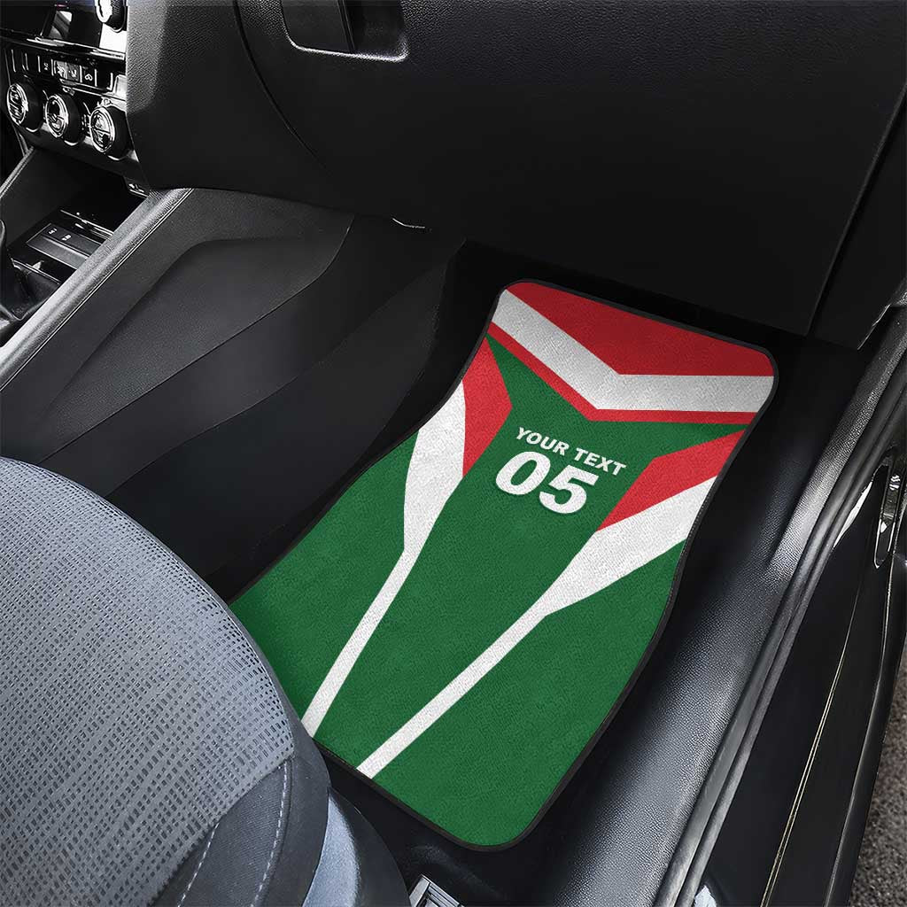 Custom Lebanon Rugby Car Mats Go Champions - Wonder Print Shop