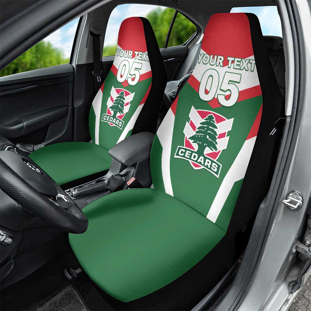 Custom Lebanon Rugby Car Seat Cover Go Champions - Wonder Print Shop