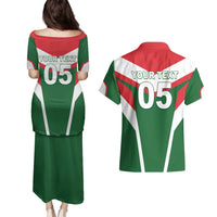 Custom Lebanon Rugby Couples Matching Puletasi and Hawaiian Shirt Go Champions - Wonder Print Shop