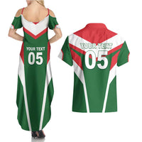 Custom Lebanon Rugby Couples Matching Summer Maxi Dress and Hawaiian Shirt Go Champions - Wonder Print Shop