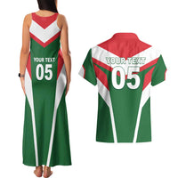 Custom Lebanon Rugby Couples Matching Tank Maxi Dress and Hawaiian Shirt Go Champions - Wonder Print Shop