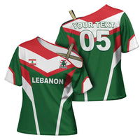 Custom Lebanon Rugby Cross Shoulder Shirt Go Champions - Wonder Print Shop