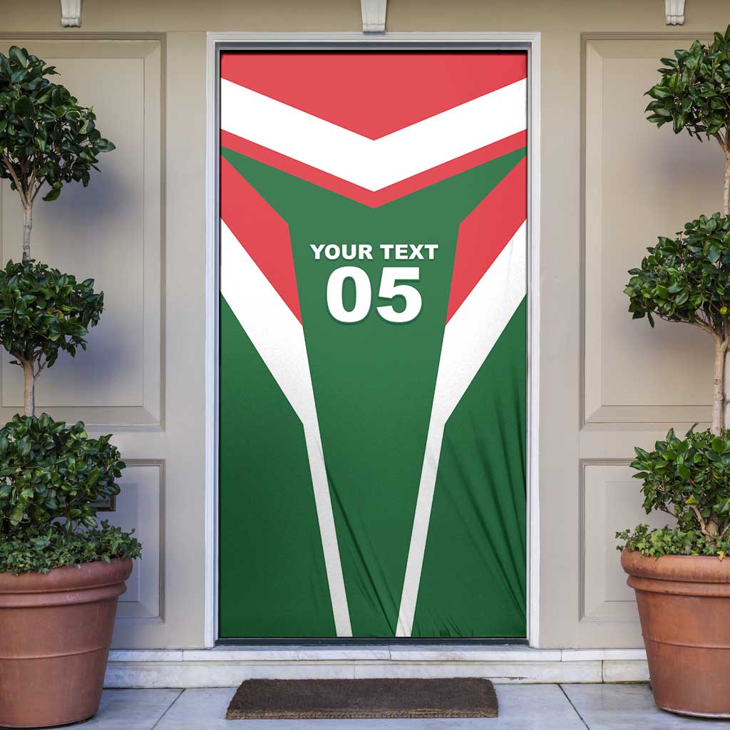 Custom Lebanon Rugby Door Cover Go Champions - Wonder Print Shop