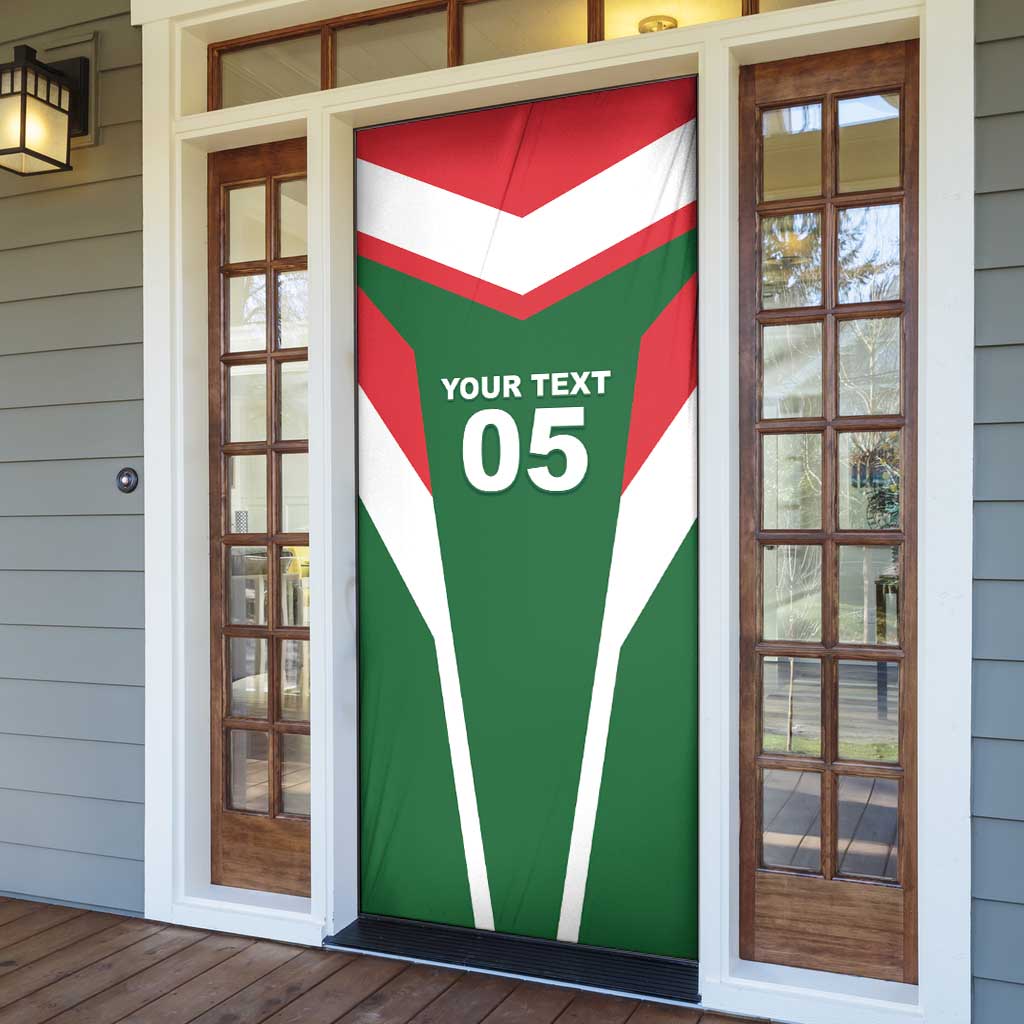 Custom Lebanon Rugby Door Cover Go Champions - Wonder Print Shop