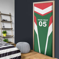 Custom Lebanon Rugby Door Cover Go Champions - Wonder Print Shop