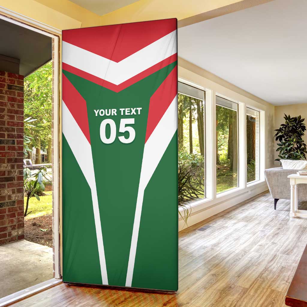 Custom Lebanon Rugby Door Cover Go Champions - Wonder Print Shop