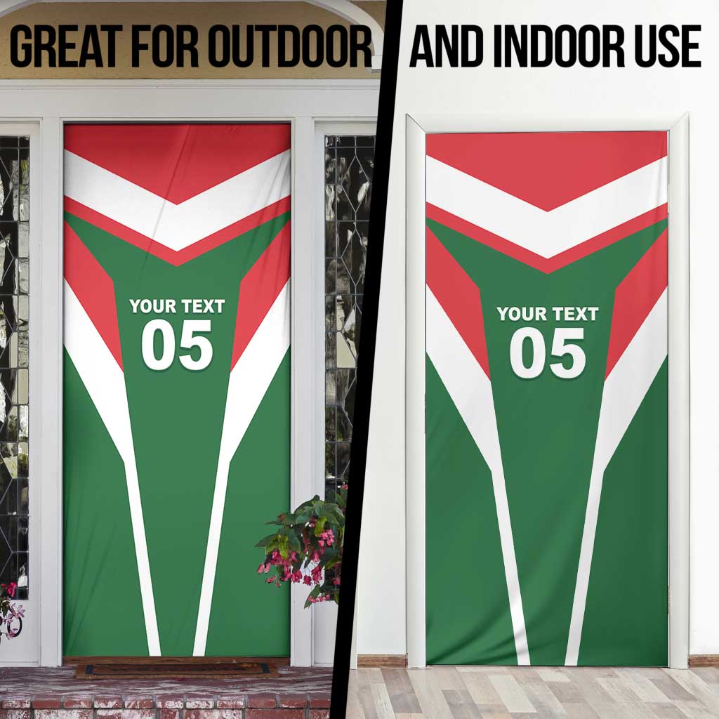 Custom Lebanon Rugby Door Cover Go Champions - Wonder Print Shop