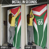 Custom Lebanon Rugby Door Cover Go Champions - Wonder Print Shop