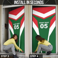 Custom Lebanon Rugby Door Cover Go Champions - Wonder Print Shop