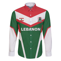 Custom Lebanon Rugby Family Matching Long Sleeve Bodycon Dress and Hawaiian Shirt Go Champions - Wonder Print Shop