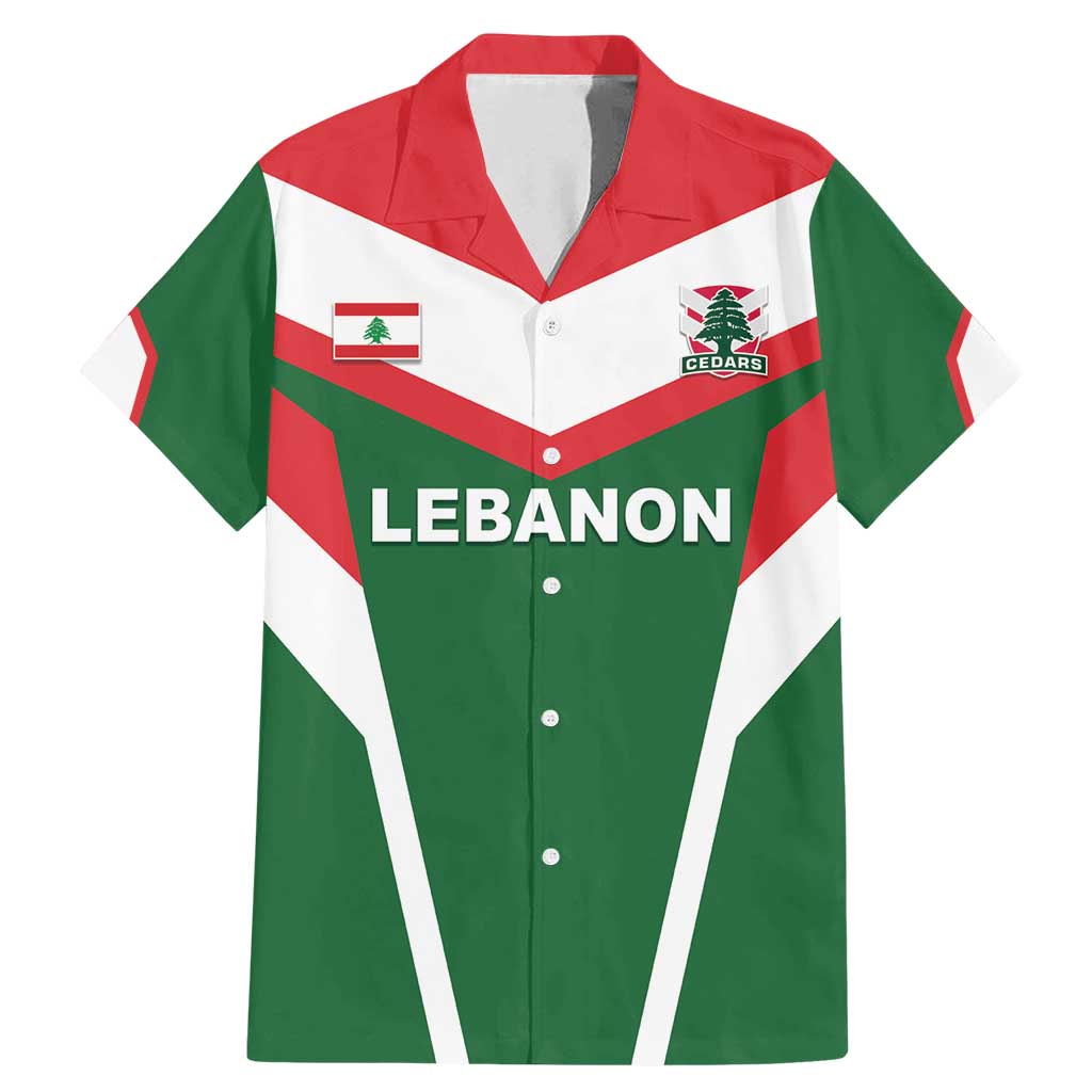 Custom Lebanon Rugby Family Matching Mermaid Dress and Hawaiian Shirt Go Champions - Wonder Print Shop