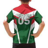 Custom Lebanon Rugby Family Matching Off The Shoulder Long Sleeve Dress and Hawaiian Shirt Go Champions - Wonder Print Shop