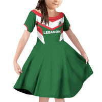 Custom Lebanon Rugby Family Matching Off Shoulder Short Dress and Hawaiian Shirt Go Champions - Wonder Print Shop