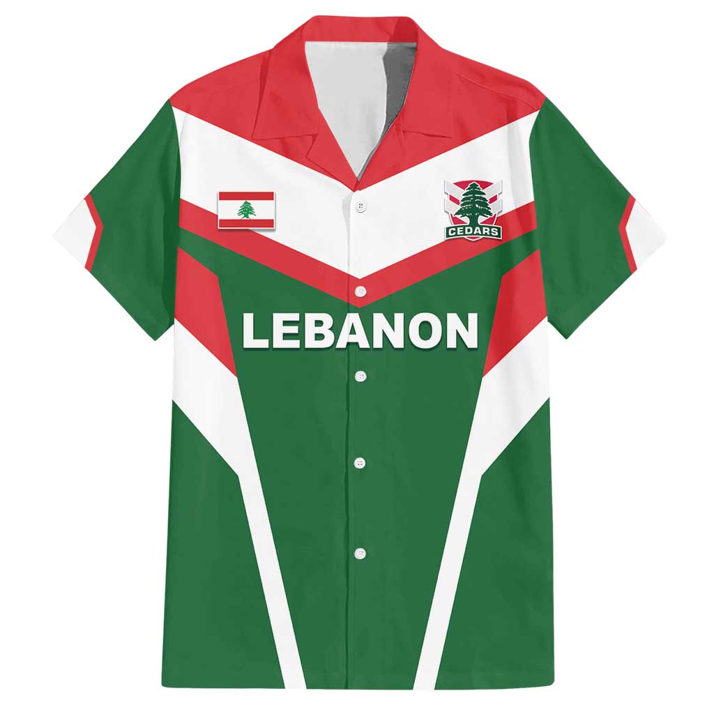 Custom Lebanon Rugby Family Matching Short Sleeve Bodycon Dress and Hawaiian Shirt Go Champions - Wonder Print Shop
