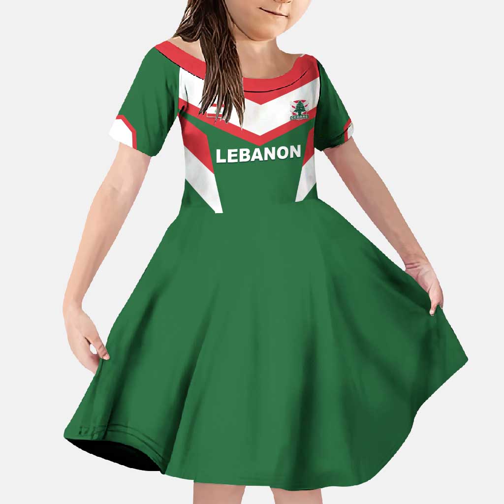 Custom Lebanon Rugby Family Matching Summer Maxi Dress and Hawaiian Shirt Go Champions - Wonder Print Shop