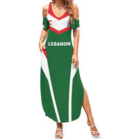 Custom Lebanon Rugby Family Matching Summer Maxi Dress and Hawaiian Shirt Go Champions - Wonder Print Shop