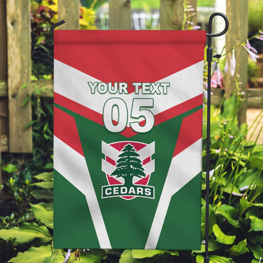 Custom Lebanon Rugby Garden Flag Go Champions - Wonder Print Shop