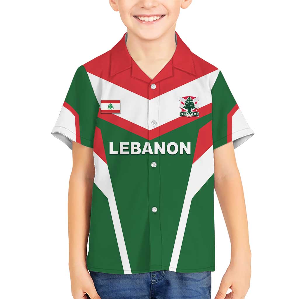 Custom Lebanon Rugby Hawaiian Shirt Go Champions - Wonder Print Shop