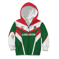 Custom Lebanon Rugby Kid Hoodie Go Champions - Wonder Print Shop