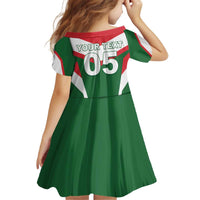 Custom Lebanon Rugby Kid Short Sleeve Dress Go Champions - Wonder Print Shop