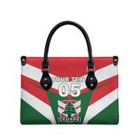 Custom Lebanon Rugby Leather Bag Go Champions - Wonder Print Shop