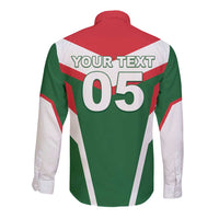 Custom Lebanon Rugby Long Sleeve Button Shirt Go Champions - Wonder Print Shop