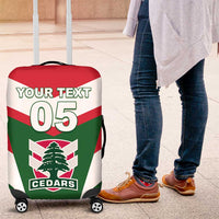 Custom Lebanon Rugby Luggage Cover Go Champions - Wonder Print Shop