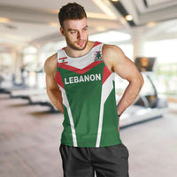Custom Lebanon Rugby Men Tank Top Go Champions - Wonder Print Shop