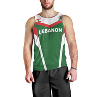 Custom Lebanon Rugby Men Tank Top Go Champions - Wonder Print Shop