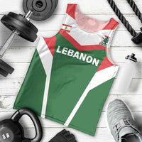 Custom Lebanon Rugby Men Tank Top Go Champions - Wonder Print Shop
