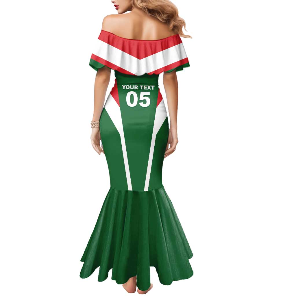 Custom Lebanon Rugby Mermaid Dress Go Champions - Wonder Print Shop