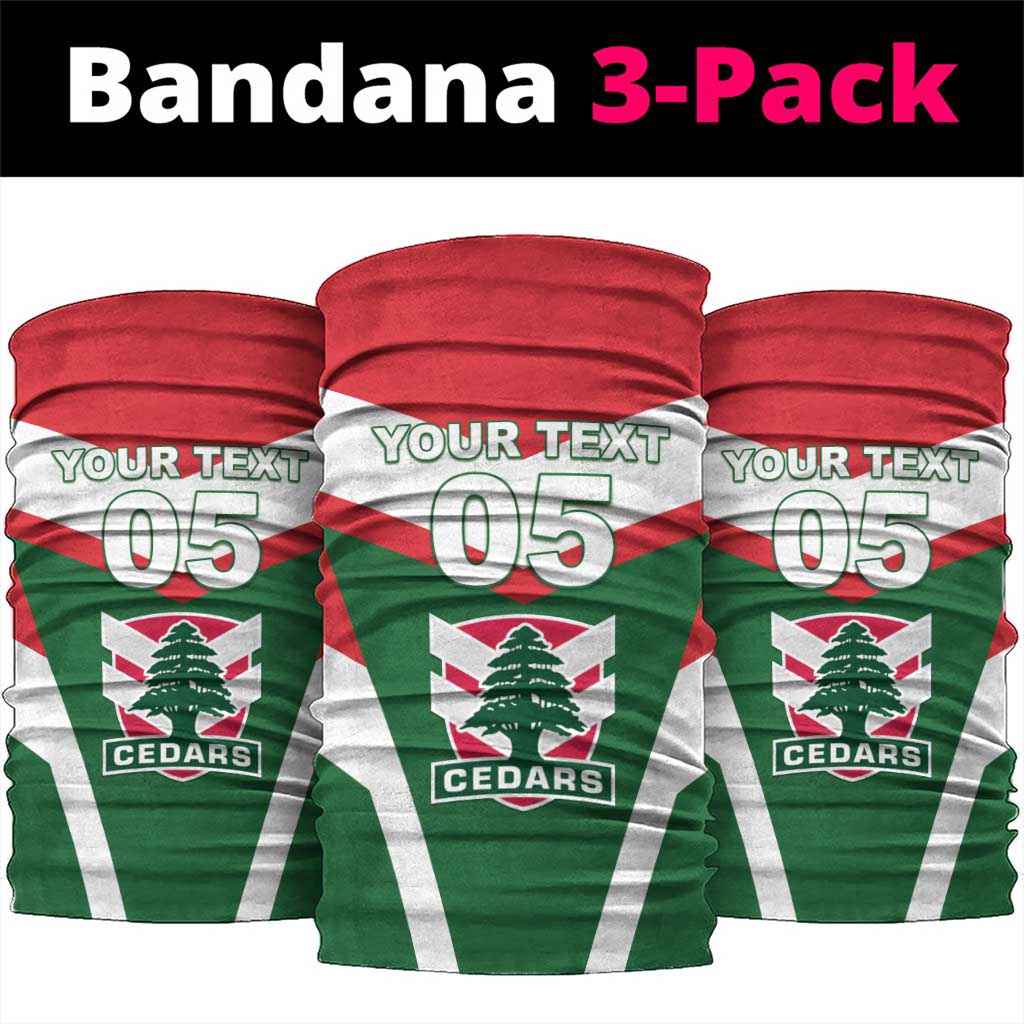 Custom Lebanon Rugby Neck Gaiter Go Champions - Wonder Print Shop