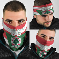 Custom Lebanon Rugby Neck Gaiter Go Champions - Wonder Print Shop
