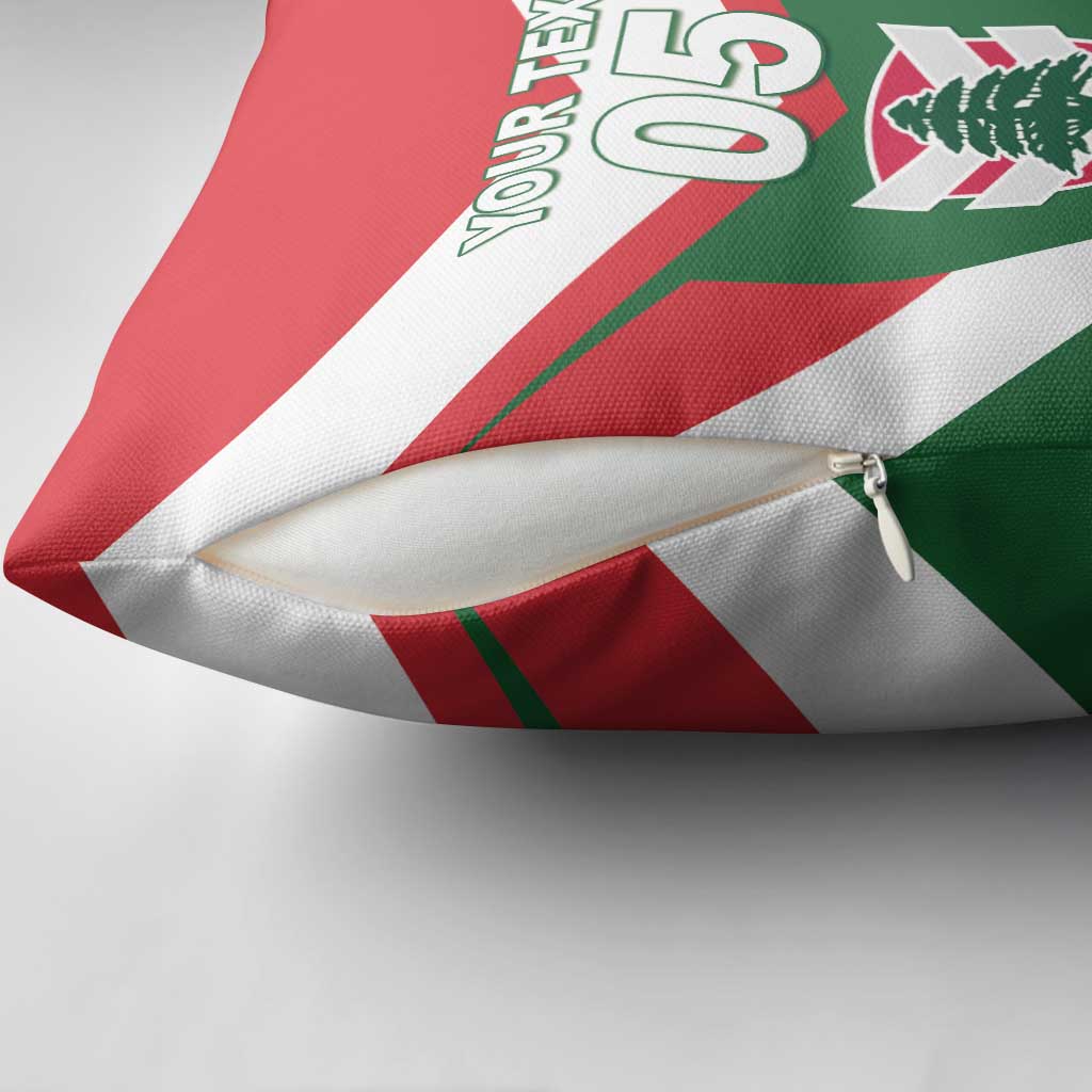 Custom Lebanon Rugby Pillow Cover Go Champions - Wonder Print Shop