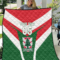 Custom Lebanon Rugby Quilt Go Champions - Wonder Print Shop