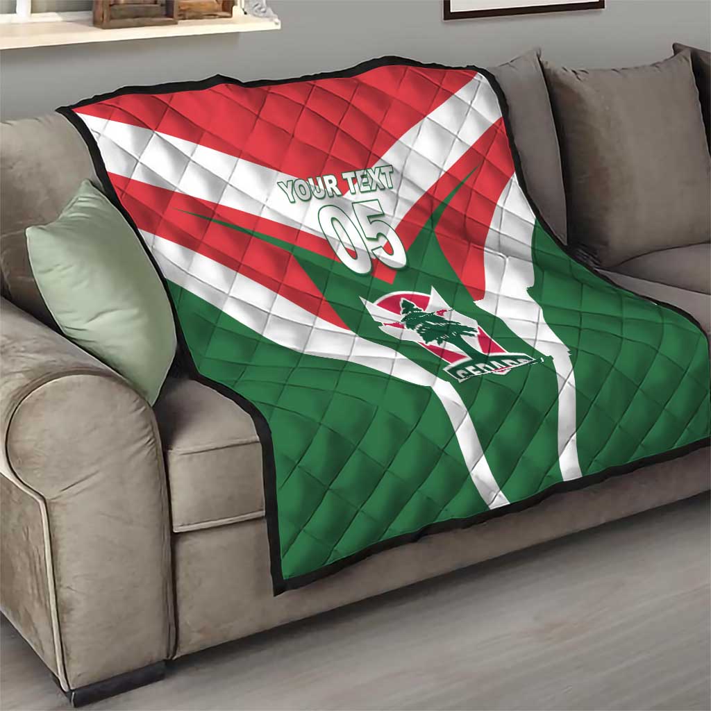 Custom Lebanon Rugby Quilt Go Champions - Wonder Print Shop