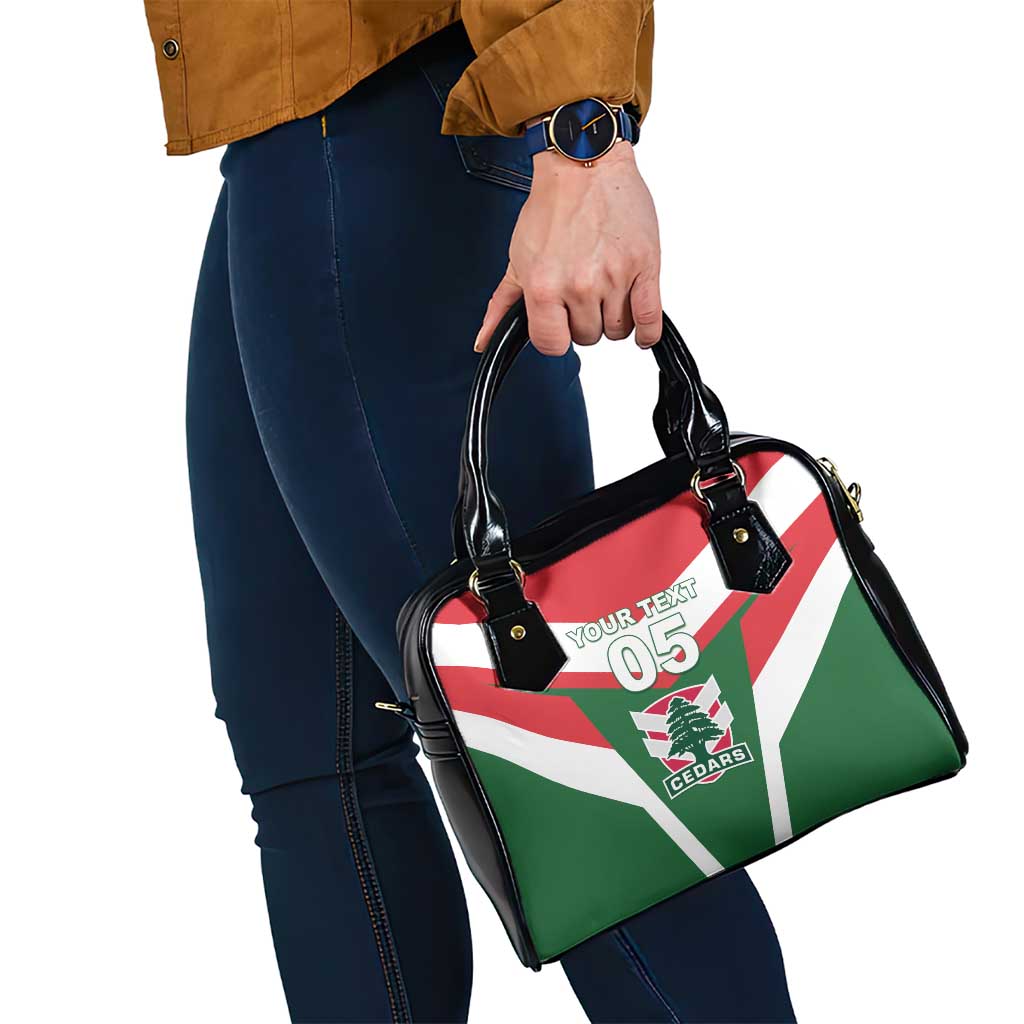 Custom Lebanon Rugby Shoulder Handbag Go Champions - Wonder Print Shop