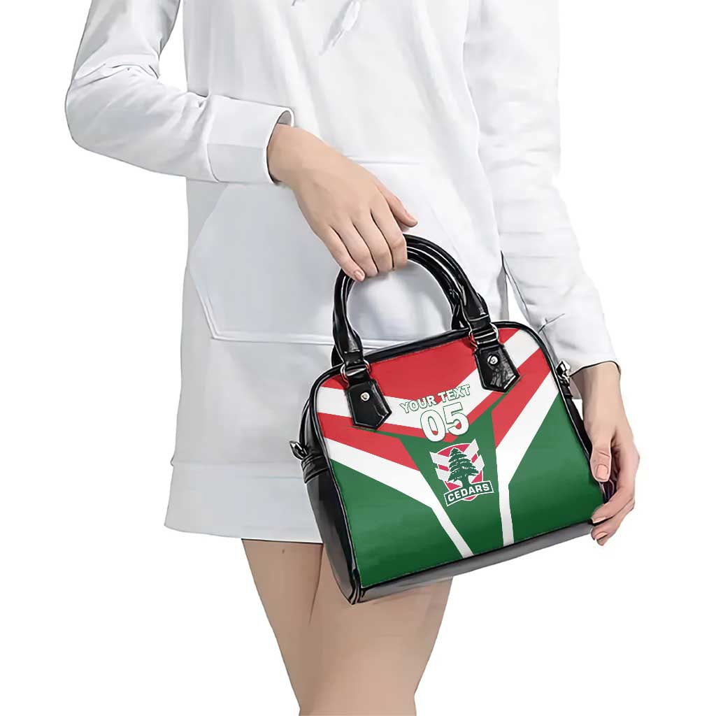 Custom Lebanon Rugby Shoulder Handbag Go Champions - Wonder Print Shop