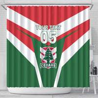 Custom Lebanon Rugby Shower Curtain Go Champions - Wonder Print Shop
