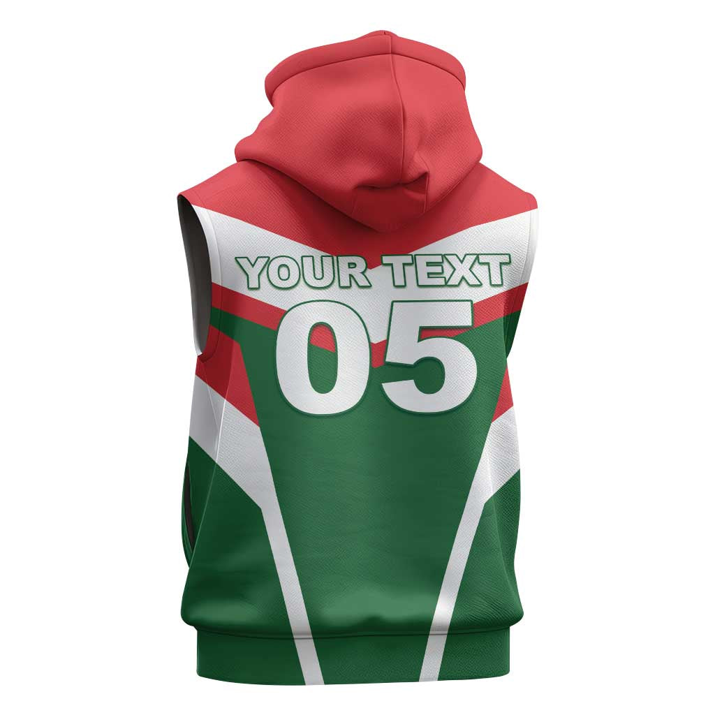 Custom Lebanon Rugby Sleeveless Hoodie Go Champions - Wonder Print Shop