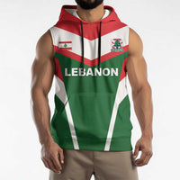 Custom Lebanon Rugby Sleeveless Hoodie Go Champions - Wonder Print Shop