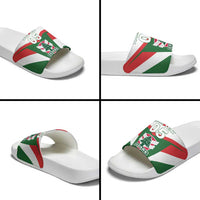 Custom Lebanon Rugby Slide Sandals Go Champions - Wonder Print Shop